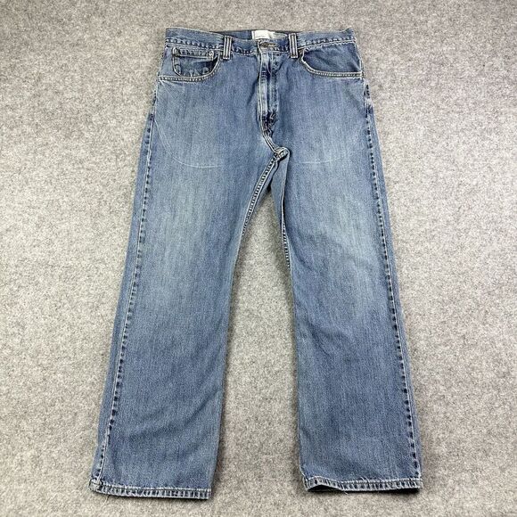 Vintage Levis SilverTab True Bootcut Jeans Mens 36 Blue Medium Wash Y2K Baggy* - Picture 1 of 16
